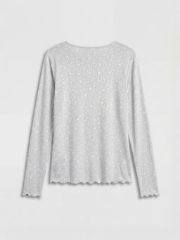 Bisiklet Yaka Desenli Kad?n Pijama Tak?m