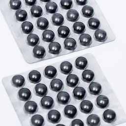 Цена за 2 шт. Уголь активированный, адсорбирующий, 50 таблеток по 500 мг - Vitamuno фото 2