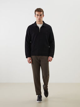 Polo Yaka Erkek Sweatshirt