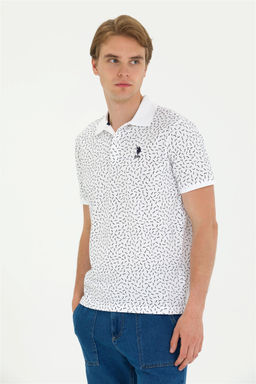 Мужская темно-синяя футболка с воротником-поло - U.s. polo assn фото 10