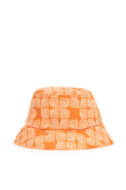 Женская оранжевая панама Неожиданная скидка в корзине