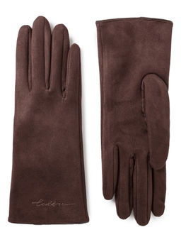 Перчатки жен флис LB-CP-137 brown