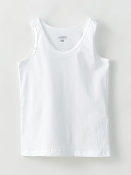 Bisiklet Yaka Basic Pamuklu Erkek ?ocuk Atlet 2li - Waikiki фото 3