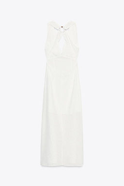 EMBROIDERED MIDI DRESS - Zara фото 9