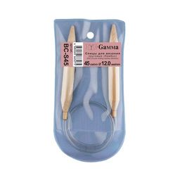 Спицы GAMMA круговые BC-S45 бамбук d 12.0 мм 45 см 1 шт