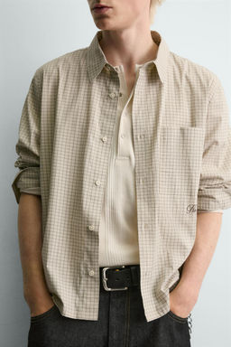 CUPID PRINT CHECK SHIRT - Zara фото 6