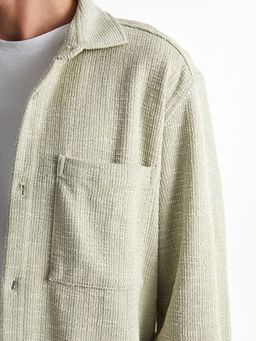 Regular Fit Uzun Kollu Erkek G?mlek Ceket