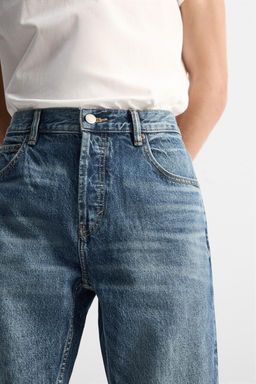 SLIM CROPPED-FIT JEANS - Zara фото 13