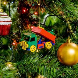 Елочные игрушки: Грузовичок 6029