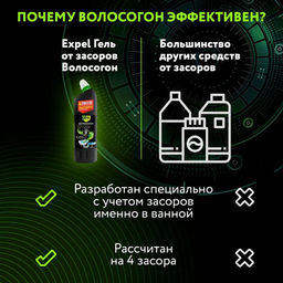 Expel Гель для устранения засоров (Волосогон) 1000 мл (6) фото 6