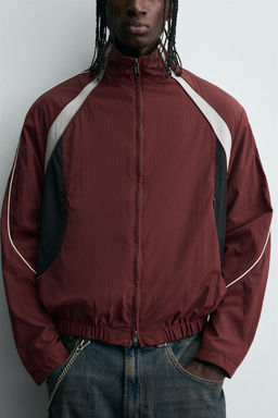 CONTRAST COLOUR BLOCK TECHNICAL JACKET