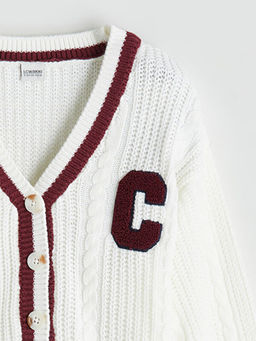 V Yaka K?z ?ocuk Triko H?rka