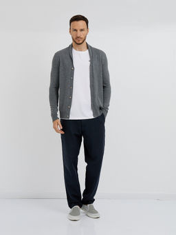 мужской базовый кардиган на пуговицах - Glenfield фото 2