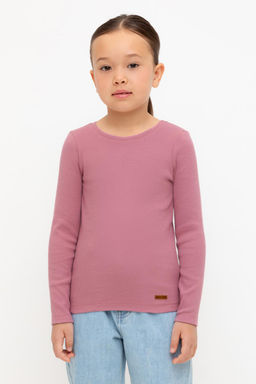 КР 302673/пепельная роза джемпер (лонгслив) для дев