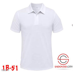 Мужская базовая футболка-поло Мужская базовая футболка-поло