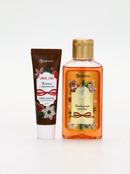 URAL LAB Арома Саунд Набор гель для душа, крем для рук и пилка для ногтей, печенье