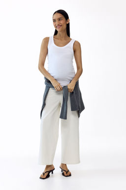 MAMA Wide Low Waist Ankle Jeans - H&m фото 5