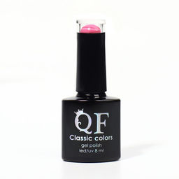 Гель лак для ногтей, CLASSIC COLORS, 3-х фазный, 8мл, LED/UV, цвет дикая роза (17) - Queen fair фото 8