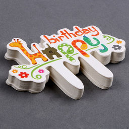 Набор для украшения С днём рождения. Зверята, в наборе 24 шт. - Страна карнавалия фото 2