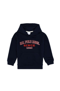 Erkek _ocuk Lacivert Kap__onlu Sweatshirt