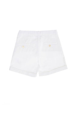 Белые тканые шорты для девочек Неожиданная скидка в корзине - U.s. polo assn фото 4