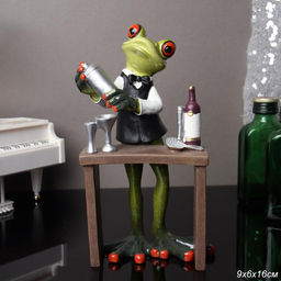 Фигурка Лягушка Бармен 16 см / YX39022 /уп 24/