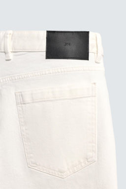 PANTAL?N STRAIGHT FIT TIRO BAJO / Blanco roto - Zara фото 10