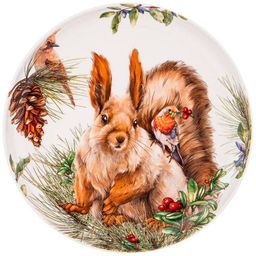 ТАРЕЛКА ЗАКУСОЧНАЯ LEFARD ЛЕСНАЯ СКАЗКА БЕЛКА 20,5 СМ