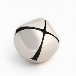 Цена за 3 шт. Колокольчик, d=4.2 см, серебро - Simaland фото 2