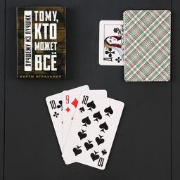 Подарочный набор Настоящему мужику, карты, домино, стопки 3 шт. - Сима-ленд фото 2