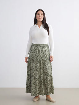 Beli Lastikli Desenli Katkat Etek