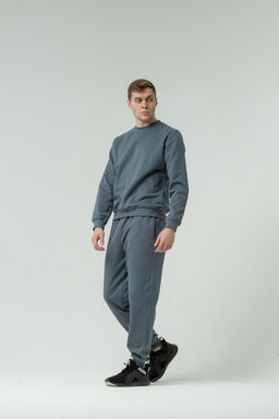 из ЛАКОСТЫ С НАЧЁСОМ Костюм мужской со свитшотом - Knitka фото 5