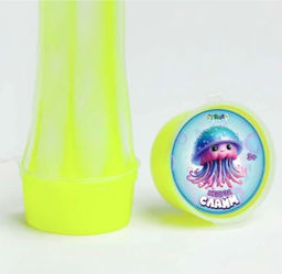 Слайм "Стекло Медуза", желтый неон (50гр)