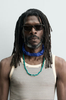 BANDANA ESTAMPADO PAISLEY AARON LEVINE X ZARA / Azul