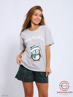 Пижама женская с рисунком