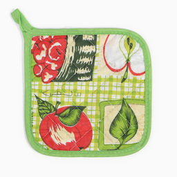 Кухонный набор 2 предмета LoveLife: прихватка 15х15см, варежка-прихватка 21х15 см, 100% п/э  фото 5