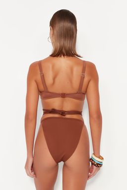 Ekru Aksesuarl? High Leg Bikini Alt? TBESS23BA00179 - Trendyolmilla фото 6