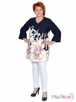 Туника Модель №1184 размеры 44-84 - Plusmoda фото 10
