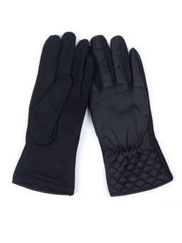 Перчатки из полиэстера черного цвета