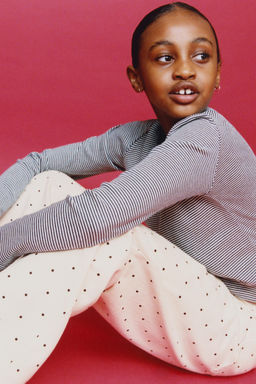 WIDE-LEG JEANS WITH POLKA DOTS - Zara фото 12
