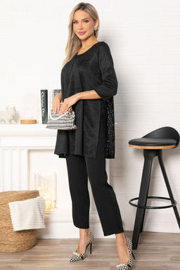 Туника Небесная мечта (черная) Б14919-10М