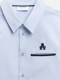 ACOOLA / Сорочка верхняя детская для мальчиков Vasiliy голубой фото 4