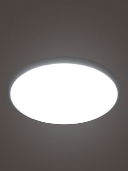 Светильник потолочный LED SPB-6 Slim Base, 24Вт, 5000К, d260 h58, без ПДУ, чёрный