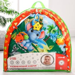 Развивающий коврик с дугами Африка, 85х85 см, Крошка Я  фото 11