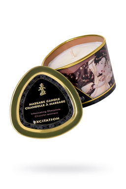 Массажное аромамасло в виде свечи Shunga Возбуждение.Пьянящий шоколад(Excitation.Chocolate), 170мл