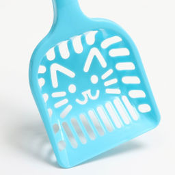 Цена за 2 шт. Совок фигурный «Кот» с эргономичной ручкой, 28×10 см, голубой