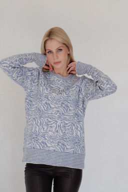 10414 Джемпер серо-голубой - Martichelli фото 10