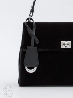 Сумка женская кожаная 5103-1X black Polina&Eiterou