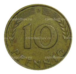 10 пфеннигов 1968 года D Германия