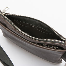 Мужская поясная сумка CALZETTI ADAM L Артикул 2435957, темно-коричневый  фото 6